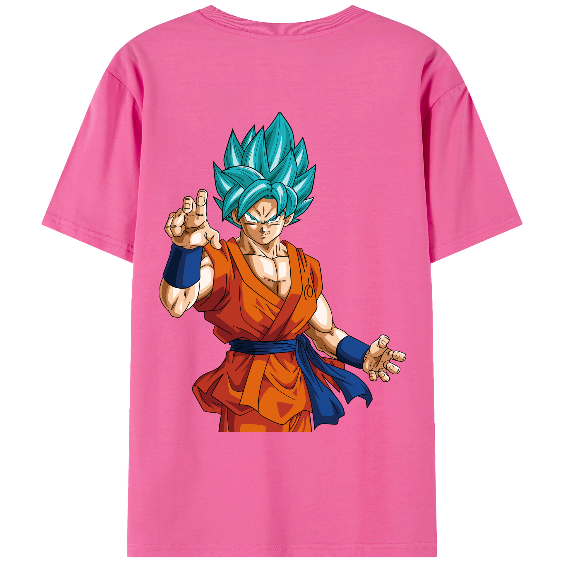 （画像用） ドラゴンボール 孫悟空（そん ごくう）Son Goku カカロット DRAGON BALL Kakarotto レディース半袖Tシャツ(バックプリント)